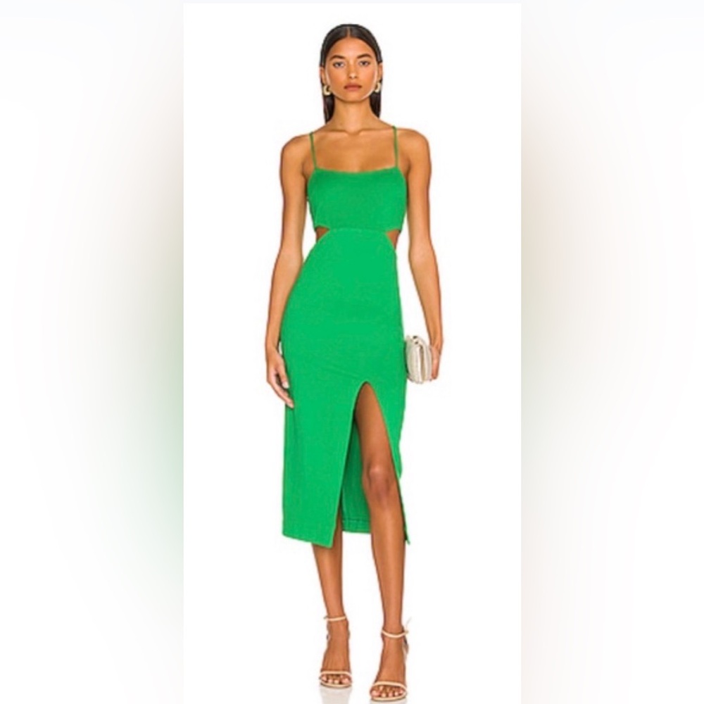 h:ours Vibrant Green Dress